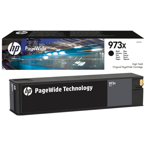 HP Cartuccia nero ad alta capacità originale 973X PageWide