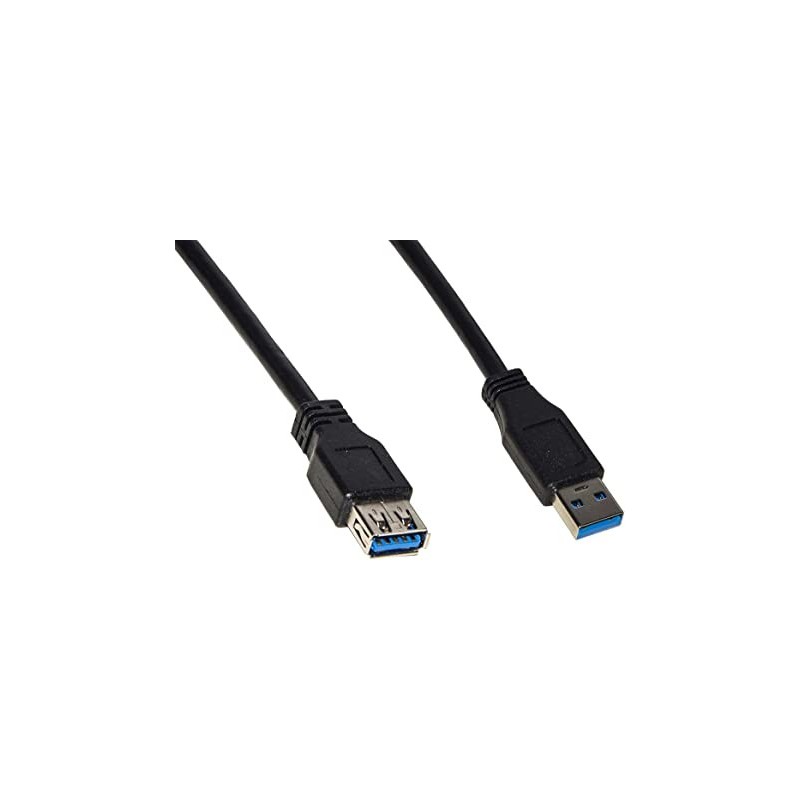 CAVO USB 3.0 A-A 3MT M/F BK PROLUNGA IN RAME