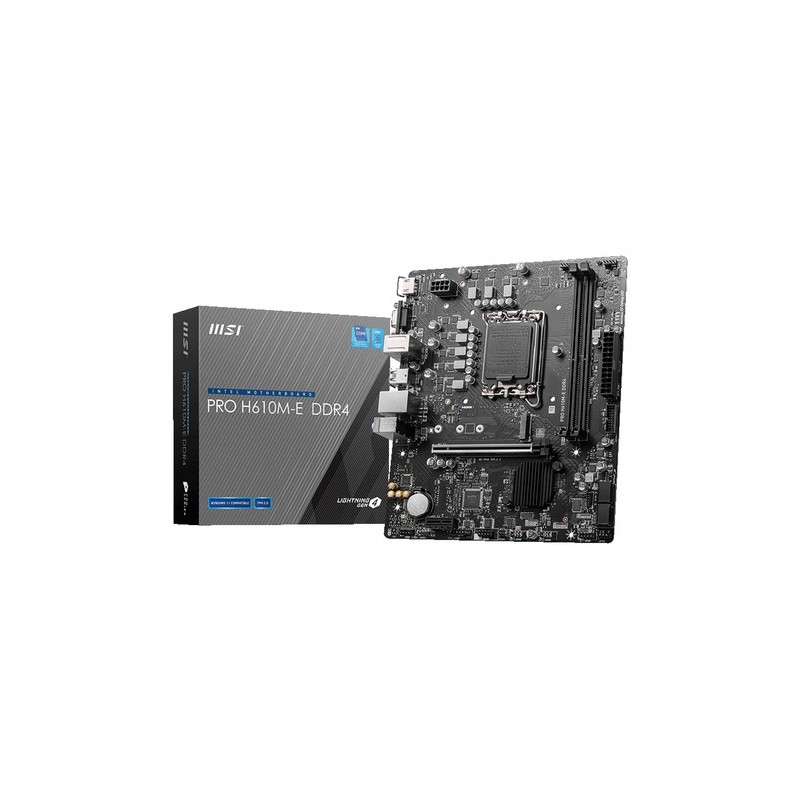 MSI PRO H610M-E DDR4 scheda madre Intel H610 LGA 1700 micro ATX