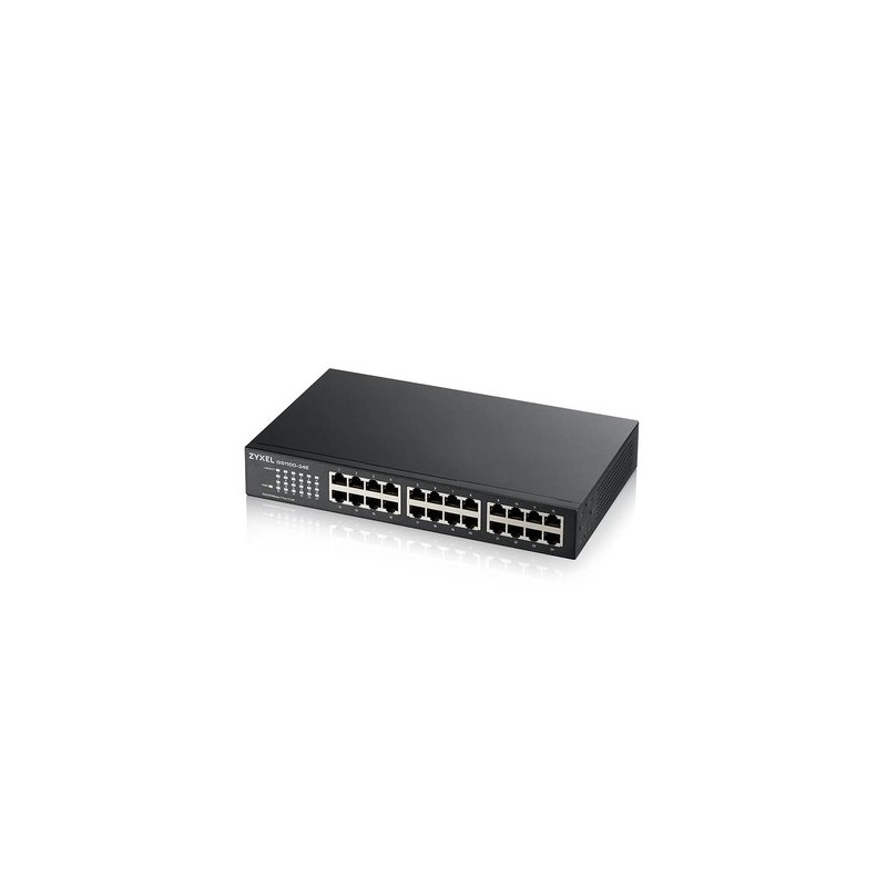 Zyxel GS1100-24E Non gestito Gigabit Ethernet (10/100/1000) Nero