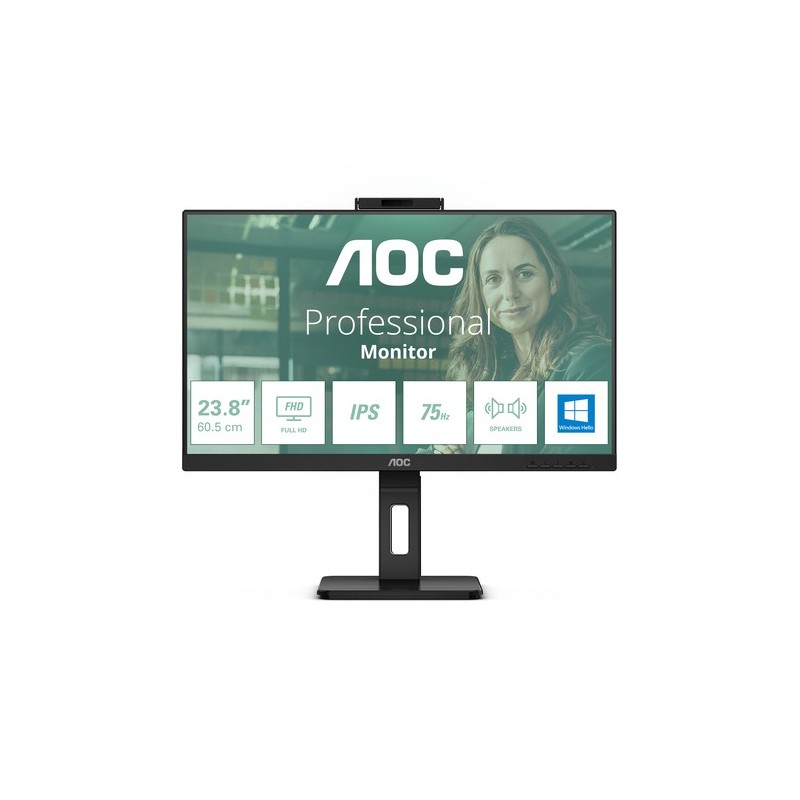 AOC 24P3CW Monitor PC 60,5 cm (23.8") 1920 x 1080 Pixel Full HD LED Nero