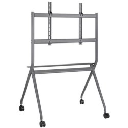 STAFFA PAVIMENTO PER TV FINO A 86 NPF10298 LOAD 120KG CON RUOTE