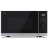 Sharp YC-PG284AE-S forno a microonde Nero, Argento Microonde con grill Superficie piana 28 L 900 W