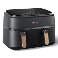 Philips Serie 3000 Airfryer doppio cestello, friggitrice ad aria da 9.0L, 12 metodi di cottura, App per ricette NA352/00