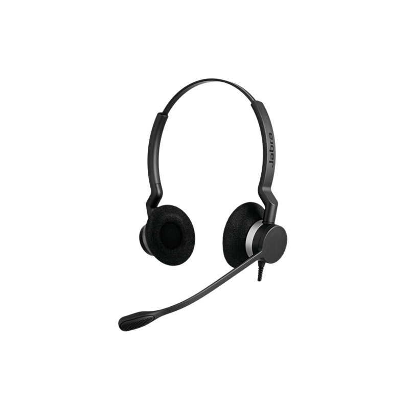 Jabra BIZ 2300 USB Microsoft Lync Duo Auricolare Cablato A Padiglione Ufficio USB tipo A Nero