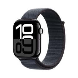 WATCH 10 46MM JET NERO CASSA ALLUM. CON CINTURINO LOOP NERO INCH.
