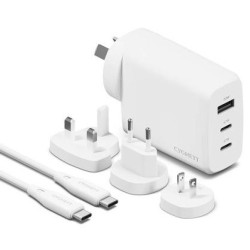 ALIMENTATORE DA VIAGGIO 67W ADATTAT US,AU,UK,EU USB-C CABLE