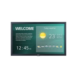 LG 22SM3G-B visualizzatore di messaggi Pannello piatto per segnaletica digitale 54,6 cm (21.5") IPS Wi-Fi 250 cd/m² Full HD N