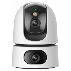 Imou Ranger DUAL 6MP. Telecamera da interno a doppia ottica (3MP+3MP), motorizzata, sirena integrata e faretto, rilevamento su