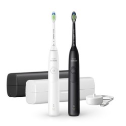 Philips Sonicare serie 5300 Spazzolino Elettrico Sonico con base di ricarica e custodia, 2 livelli di intensità, sensore di p