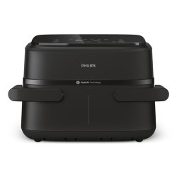 Philips Serie 1000 Airfryer con cestello flexi, Friggitrice ad aria 7.1L, 10 metodi di cottura, App per ricette NA150/00