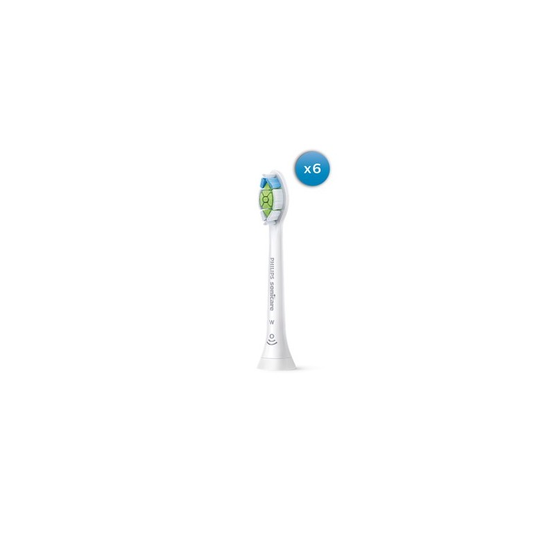 Philips Optimal White HX6066/87 Confezione da 6 testine