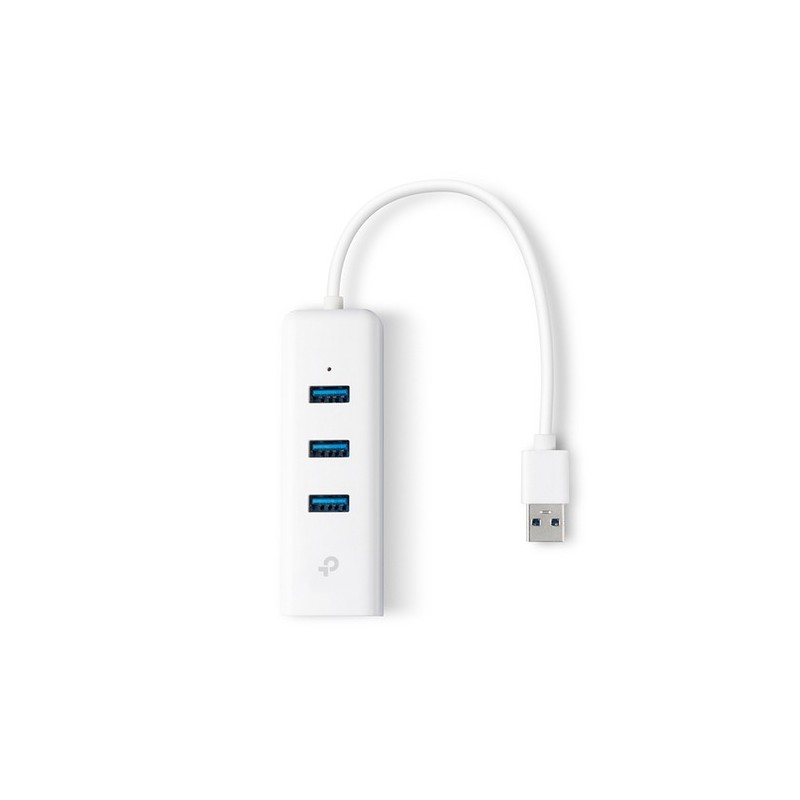 TP-Link UE330 replicatore di porte e docking station per laptop Cablato USB 3.2 Gen 1 (3.1 Gen 1) Type-A Bianco