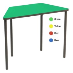 BANCO MODULARE TRAPEZOIDALE CON PIA NO DI LAVORO MULTISTRATO 120X60