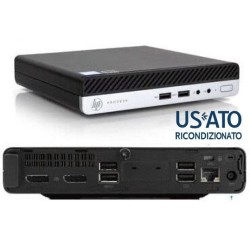 PC REF I5 8GB 256GB SSD NVME W11P I5-9500T 400 G4 TINY-MINI