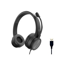 Conceptronic POLONA05B cuffia e auricolare Cablato A Padiglione Musica e Chiamate USB tipo A Nero