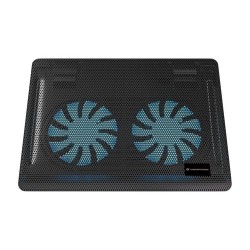 Conceptronic CNBCOOLPAD2F base di raffreddamento per laptop 39,6 cm (15.6") 1000 Giri/min Nero