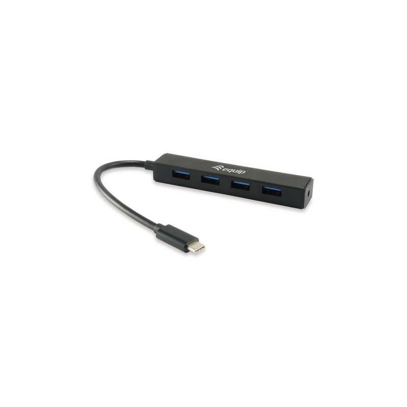 Equip 128954 hub di interfaccia USB 3.2 Gen 1 (3.1 Gen 1) Type-C 5000 Mbit/s Nero