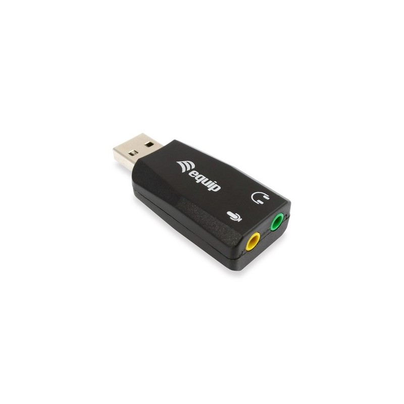 Equip 245320 replicatore di porte e docking station per laptop USB tipo A Nero