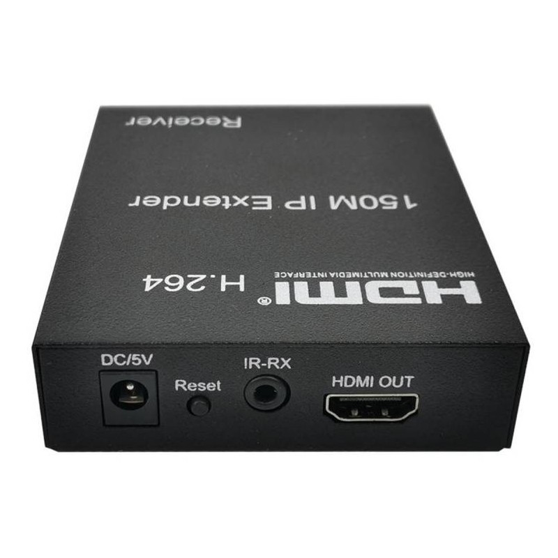 EXTENDER HDMI TRAMITE CAVO RETE CAT 5E/6 FINO 150MT COLLEG. RETE CON IP