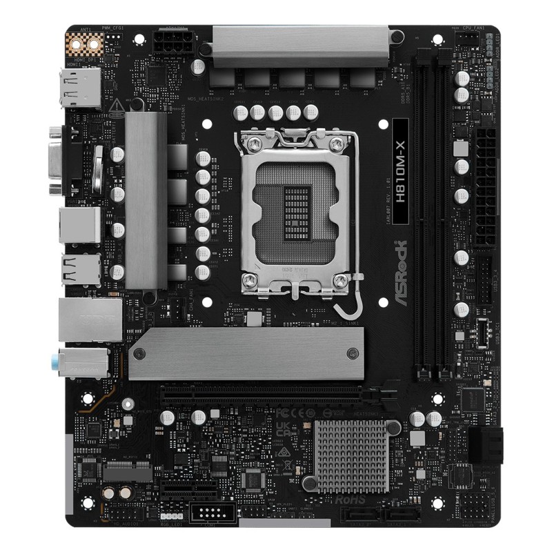 MB ASROCK H810M-X DDR5 ST1851