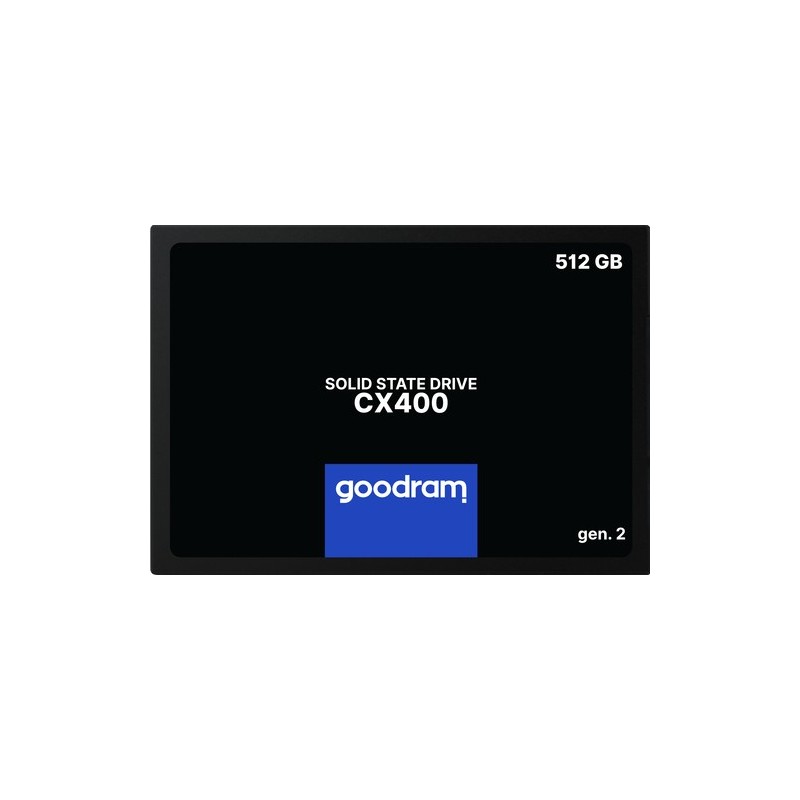 Goodram CX400 gen.2 512 GB 2.5" Serial ATA III 3D TLC NAND