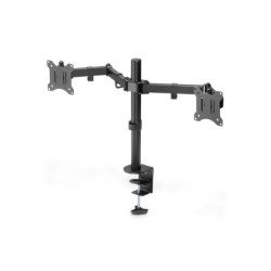 STAFFA TV/MONITOR DA TAVOLO MORSA DIMENSIONI DA 13 A 32 2 MONITOR