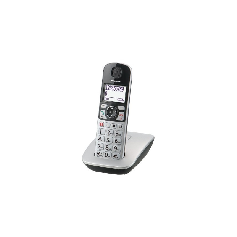 TELEFONO CORDLESS PAN TGE510 SILVER LCD 1.8/VV/BLOCC CH/COMP.APP.ACUST