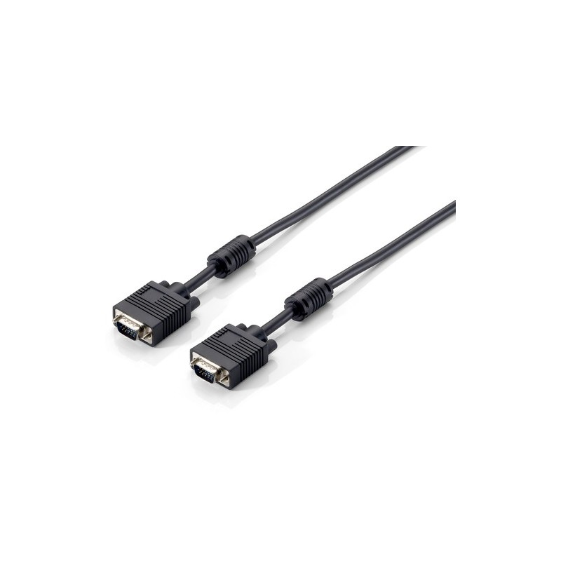 Equip 118817 cavo VGA 1,8 m VGA (D-Sub) Nero