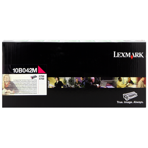 Lexmark 10B042M cartuccia toner 1 pz Originale Magenta