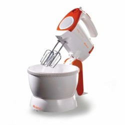Ariete 1565 Mixy Professional - Sbattitore elettrico con ciotola rotante - 5 velocità - 2 set di fruste in Acciaio Inox - 2,4