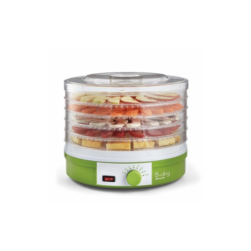Ariete 616 B-Dry Essiccatore - Disidratatore Alimentare - Frutta, Verdura, Carne Disidratata - Temperatura 35°C/70°C - 245 W
