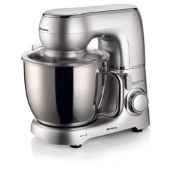 Ariete 1583 Gourmet Essence, Impastatrice Planetaria, Impasta, Monta e Amalgama, 1300W, Capacità 5,2L, 2 fruste e 1 gancio, 1