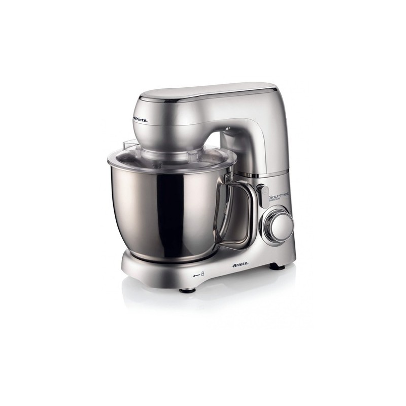 Ariete 1583 Gourmet Essence, Impastatrice Planetaria, Impasta, Monta e Amalgama, 1300W, Capacità 5,2L, 2 fruste e 1 gancio, 1