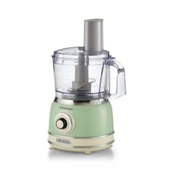 Ariete Linea Vintage 1781 Robot da cucina Vintage, 1000W, Capacità 2,1L (utilizzabile 1,2L), Per preparazione impasti, Verde