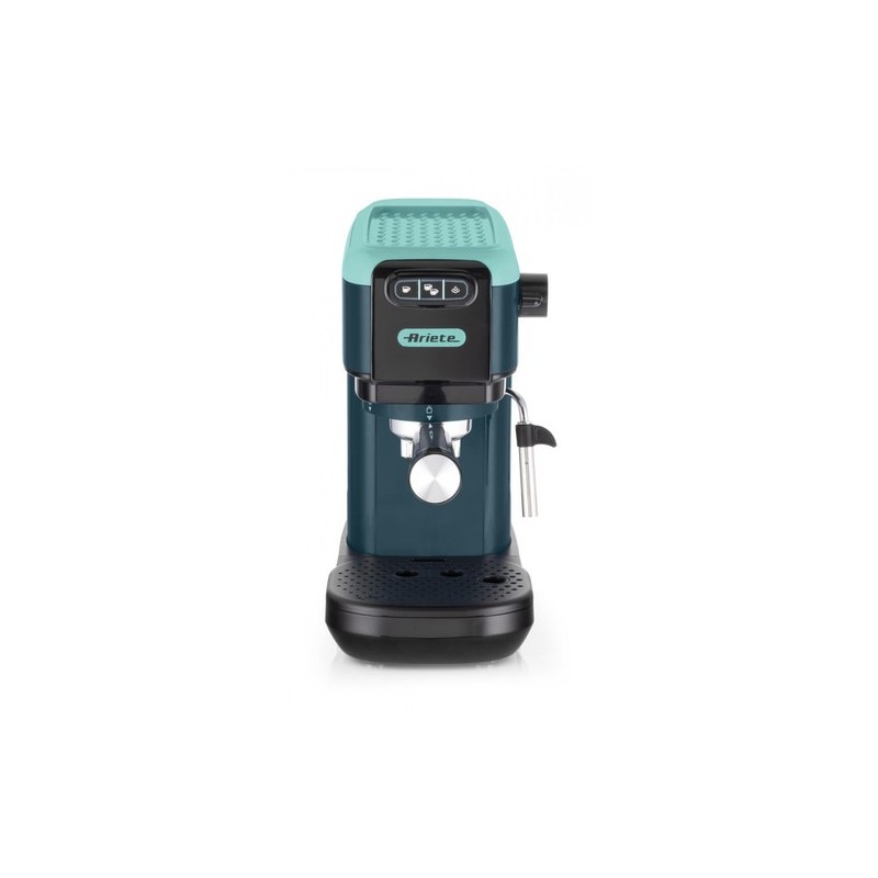 Ariete 1399 Macchina da caffè espresso Light Aquamarine, Per polvere e cialde ESE, 1300 W, Capacità 1,1L, 15 bar di pression