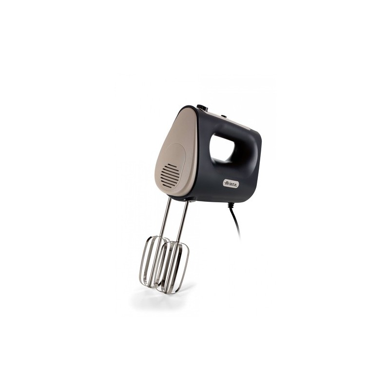 Ariete 1545 Sbattitore Breakfast, 450W, 5 velocità, Funzione turbo, 2 fruste, Dark & Sahara Grey