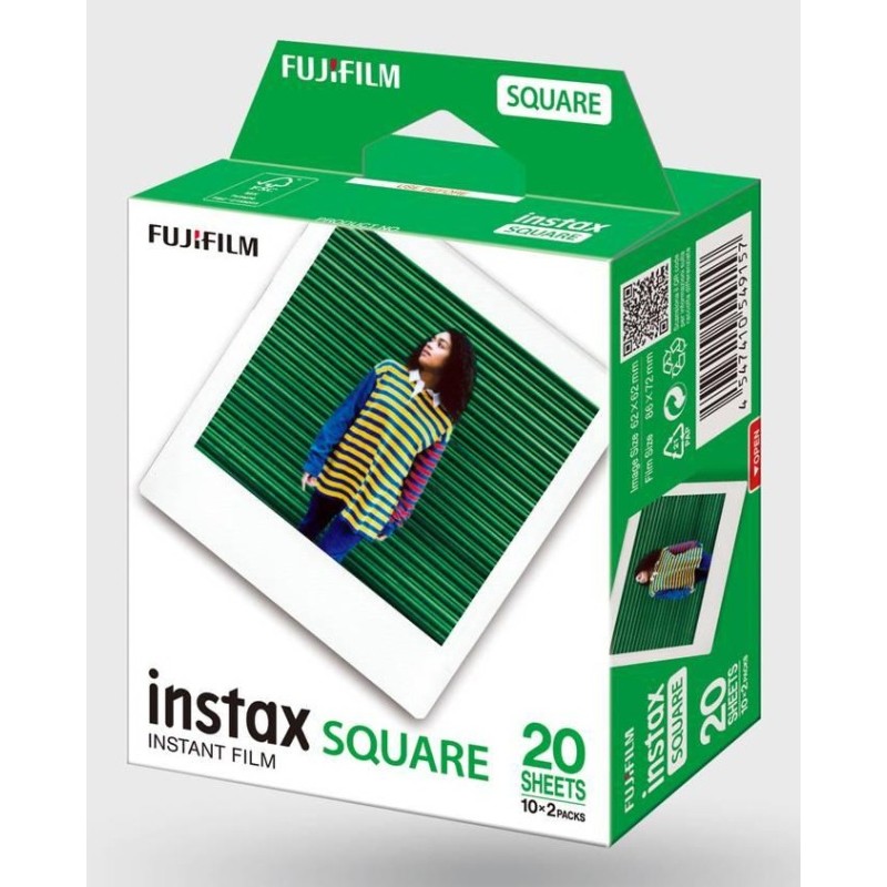 FUJIFILM INSTAX SQUARE - INSTANT FARBFILM - ISO 800 PACCO DOPPIO