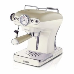 Ariete 1389 Macchina da Caffè Espresso di Design - per Polvere e cialde ESE - filtro 1 e 2 tazze - Montalatte - 850 Watt - Li