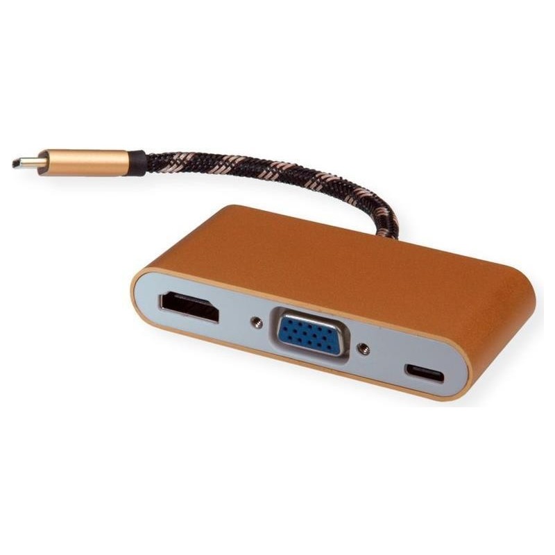 DOCKING STATION TYPE C 3IN1 1*VGA/1*HDMI*1*USB C