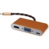 DOCKING STATION TYPE C 3IN1 1*VGA/1*HDMI*1*USB C