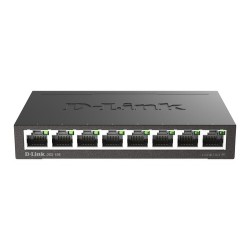 D-Link DGS-108 Non gestito L2 Gigabit Ethernet (10/100/1000) Nero