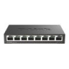 D-Link DGS-108 Non gestito L2 Gigabit Ethernet (10/100/1000) Nero