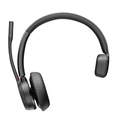 HP Poly Cuffie Poly Voyager 4310 UC monoaurali + adattatore USB-A BT700 + supporto per ricarica