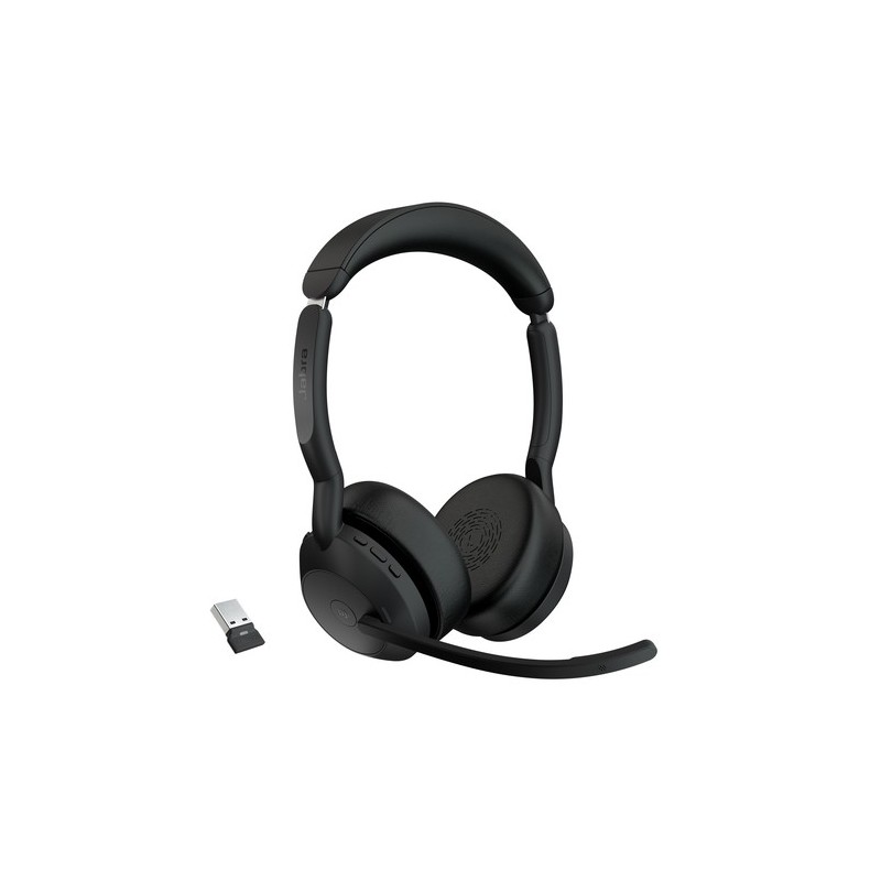 Jabra Evolve2 55 Auricolare Wireless A Padiglione Ufficio USB tipo-C Bluetooth Base di ricarica