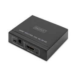SPLITTER HDMI 1 DISPOSITIVO 2 MON. 1X2 4K @30HZ HDCP 1.4