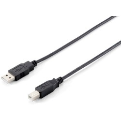 Equip 128860 Cavo USB 2.0 da tipo A a tipo B, 1,8 m, nero