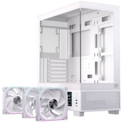 CASE MATX GAMING S501D RGB WHITE MATX RGB WH GAMING 3 X RGB FANS