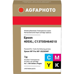 Agfa Photo Multipack nero / ciano / magenta / giallo APET405XLSETD