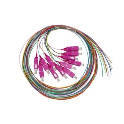 PIGTAIL FIBRA OTT. 2MT SC 12*PZ MULTIMODALE SIMPLEX OM4 50/125 COL.